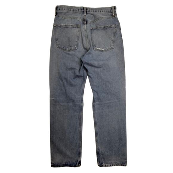 AGOLDE 90s Organic Cotton Distressed Straight Leg High Rise Jeans 27 - Picture 3 of 16